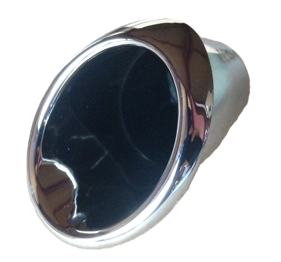 Auspuffblende Chrom