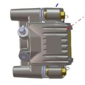 Bremssattel Aixam links neue Ausführung