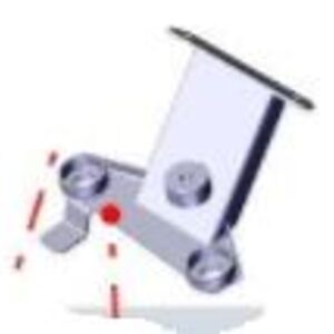 Halter für Kühler unten