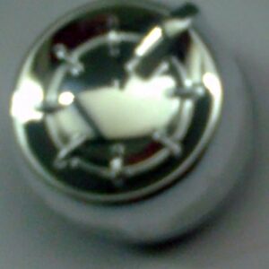 Drehknopf Heizung chrom