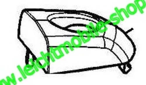 Türschlossabdeckung rechts CHROM