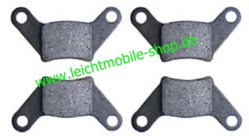 Bremsbeläge Scheibenbremsen hi 4 Stck V1 Klein