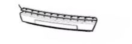 Grill für Stoßschutz vorne