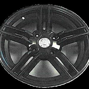 Alufelge Satinschwarz 5 Doppelspeichen 15P ET17